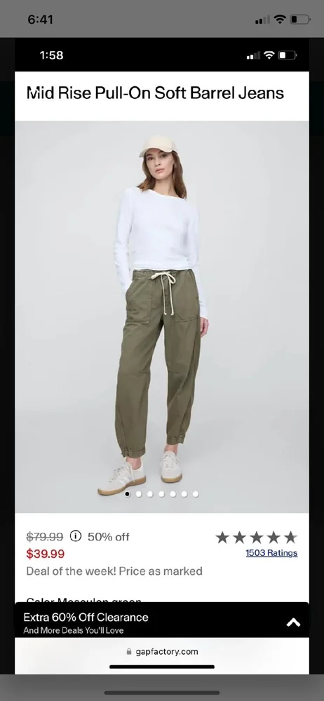 GAP Pants, size XS / 34 / 6, photo 2