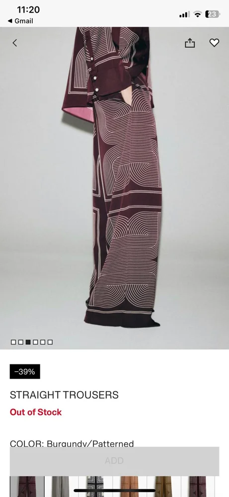 H&M Pants, size S / 36 / 8, photo 3