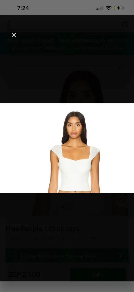 Crop Tops, size S / 36 / 8, photo 3