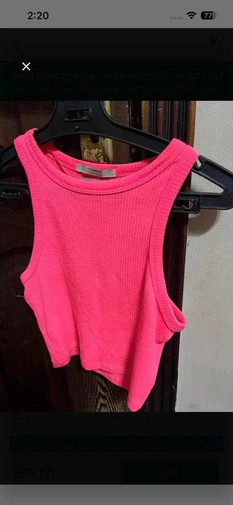 Pull & Bear Tank Tops, size S / 36 / 8, photo 3