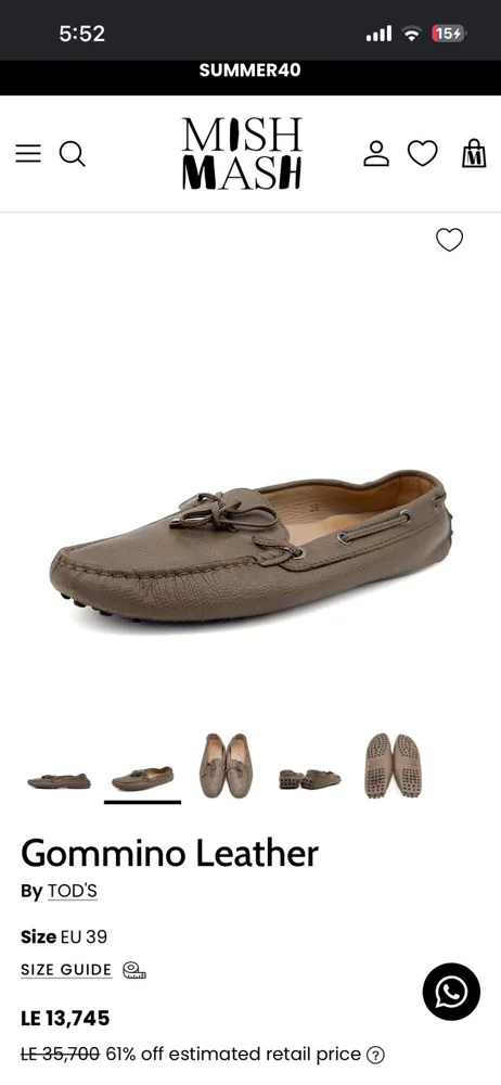 Tod's Loafers, size 39, photo 4