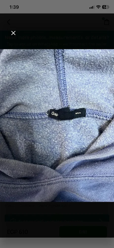 GAP Hoodies, size M / 38 / 10, photo 4