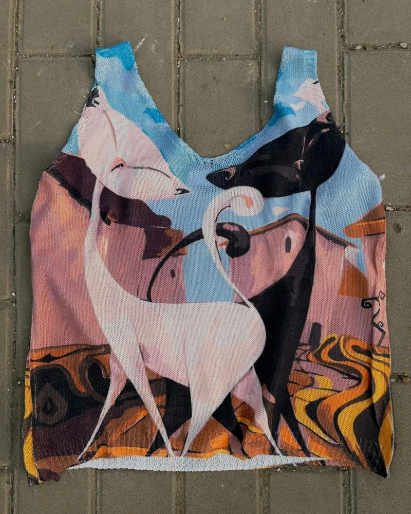 CHAOS by Marta Boliglova Tank Tops