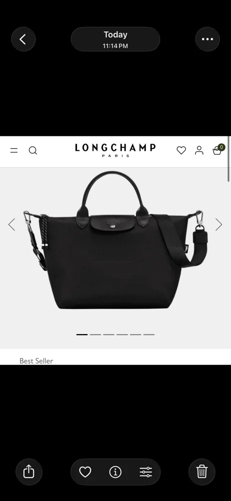 Longchamp Shoulder Bag, size Other, photo 2