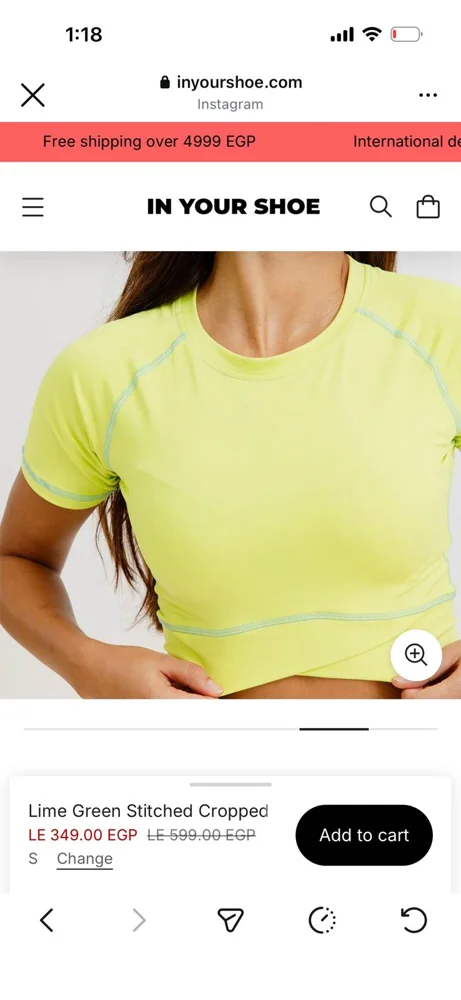 In Your Shoe Crop Tops, size M / 38 / 10, photo 6