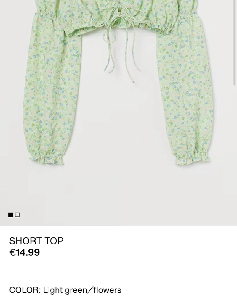 H&M Crop Tops, size L / 40 / 12, photo 2