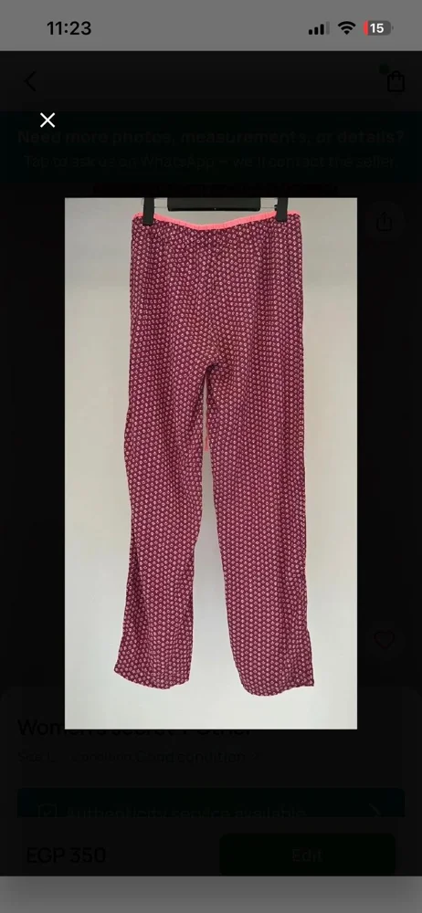 Women'secret Pants, size L / 40 / 12, photo 3