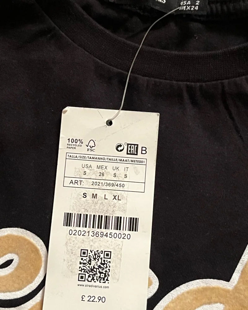 Stradivarius T-shirts, size XS / 34 / 6, photo 3