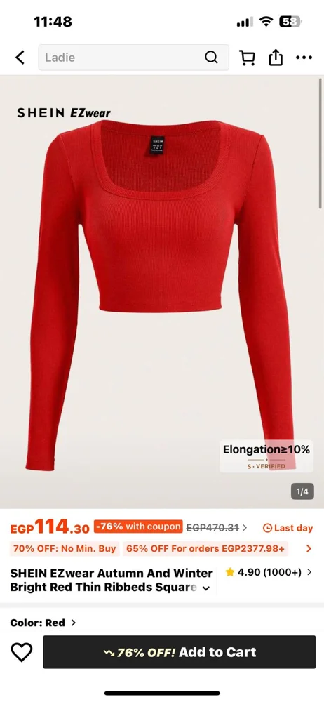 Shein Crop Tops, size M / 38 / 10, photo 6