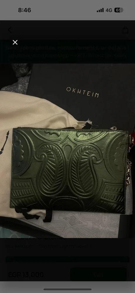 Okhtein Clutch, size Other, photo 3