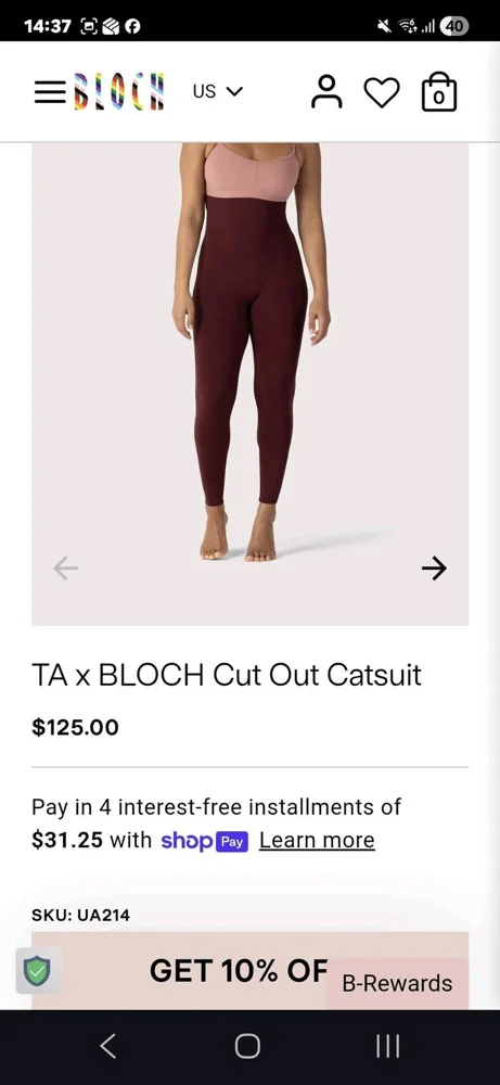 Bloch Leggings, size S / 36 / 8, photo 5