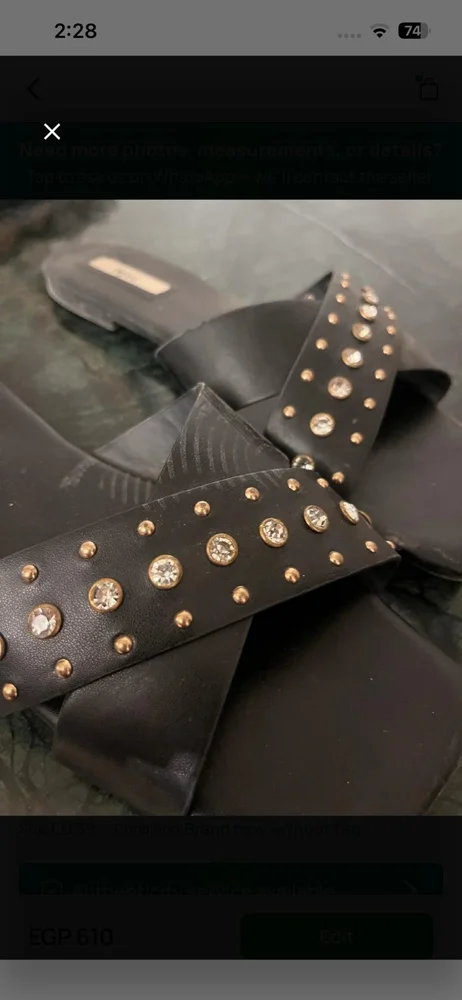 deja vu Sandals, size 39, photo 2