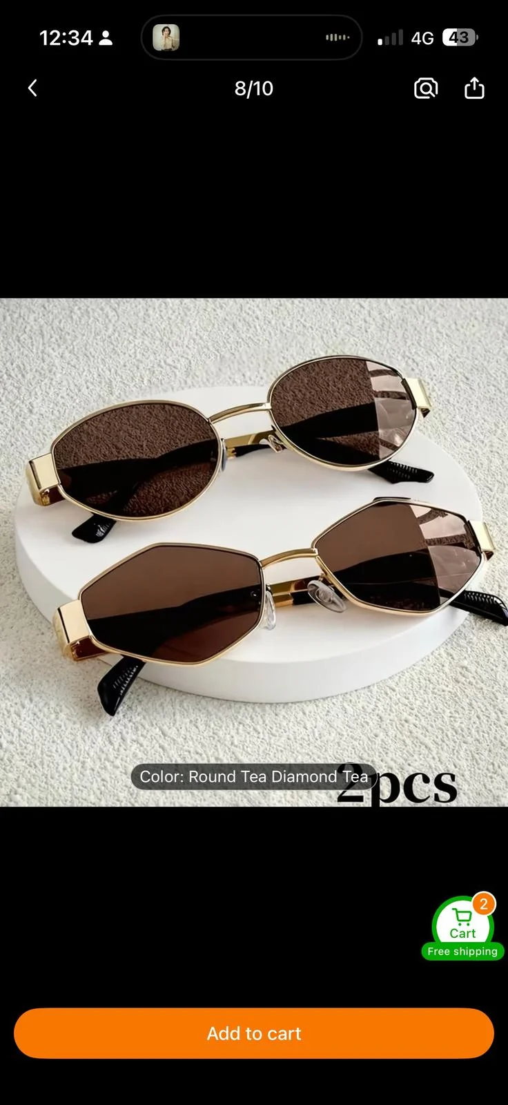 Sunglasses, size One size, photo 1