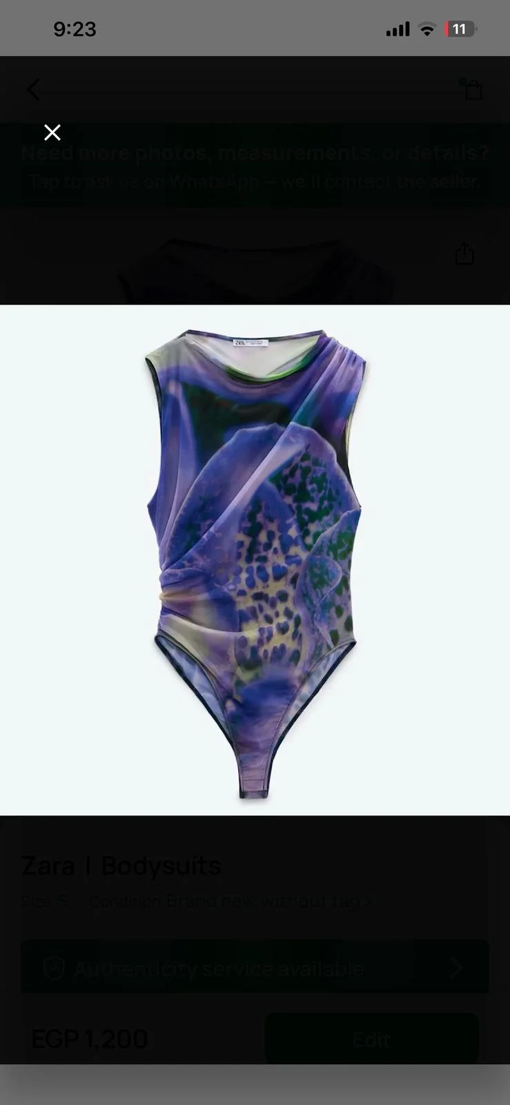 Zara Bodysuits, size S / 36 / 8, photo 1