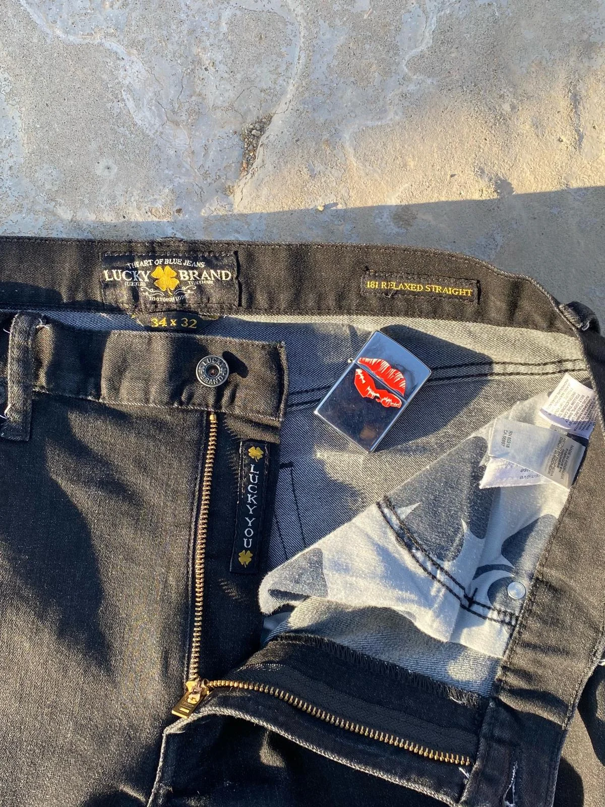 Jeans, size L, photo 1