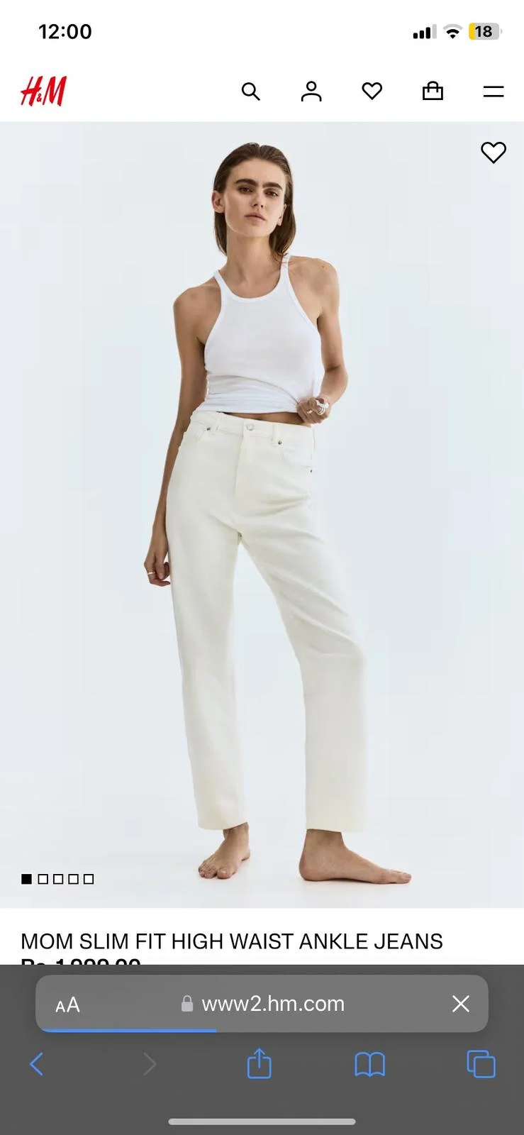 H&M Jeans, size L / 40 / 12, photo 1