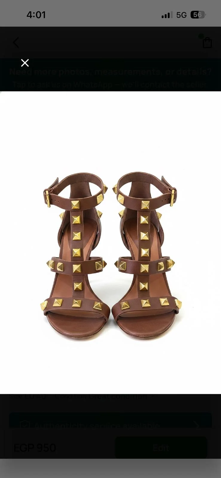 Hollywood Sandals, size 40, photo 1