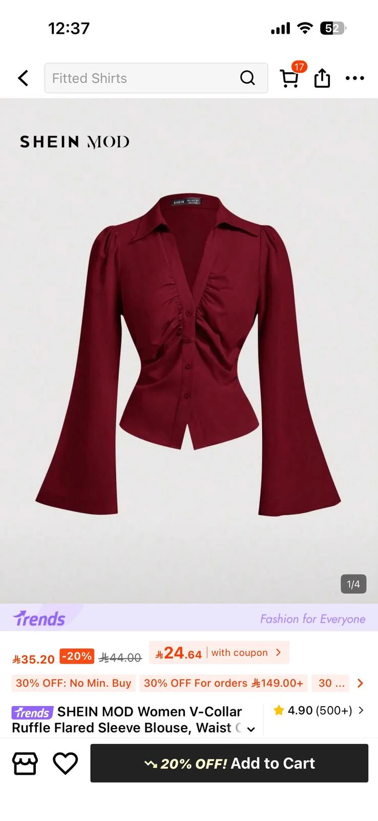 Shein Blouses, size S / 36 / 8, photo 1