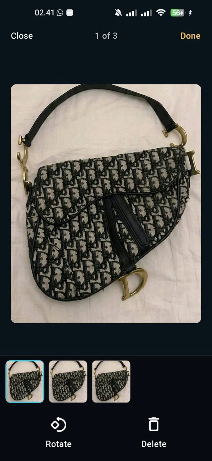 Dior Shoulder Bag, size One size, photo 1