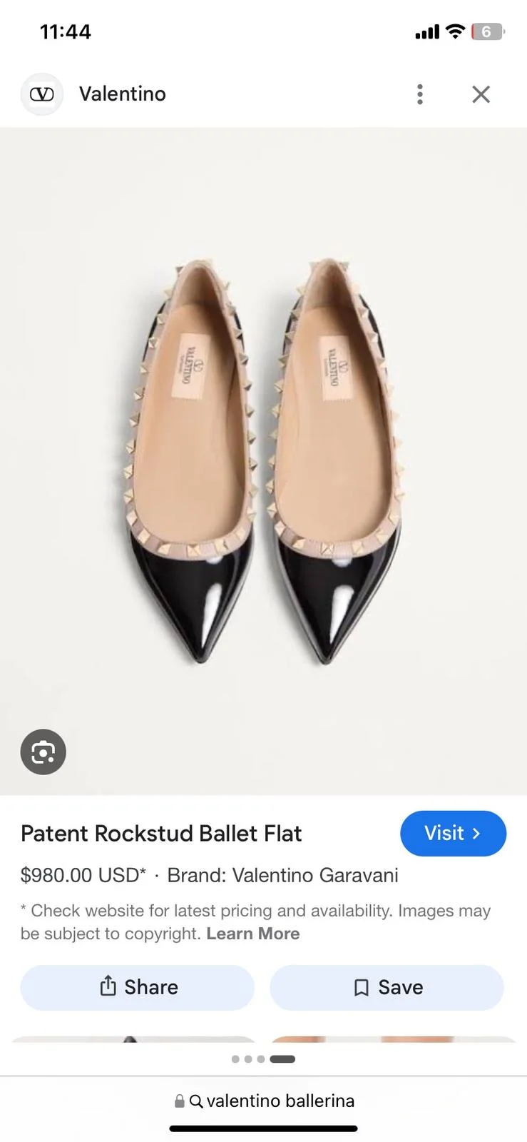 Valentino Flats, size 37, photo 1