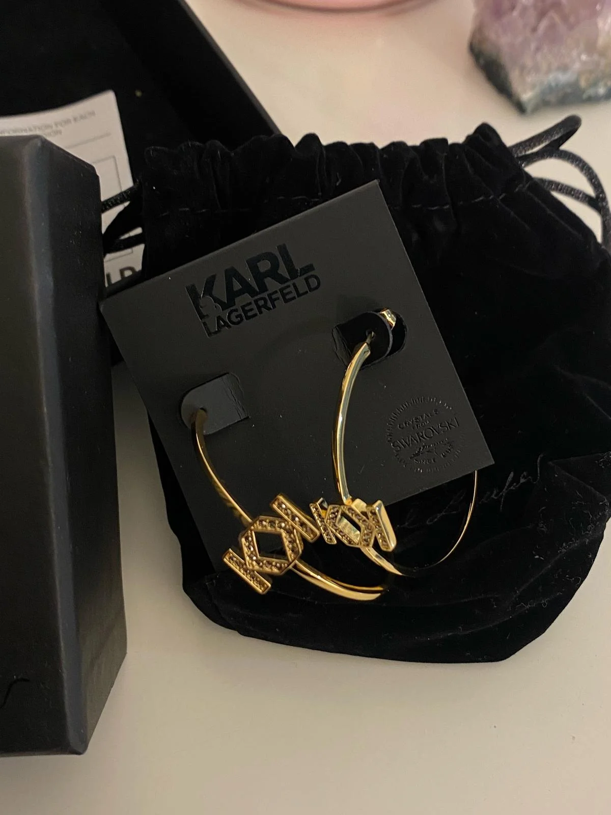 Karl Lagerfeld Earrings, size One size, photo 1