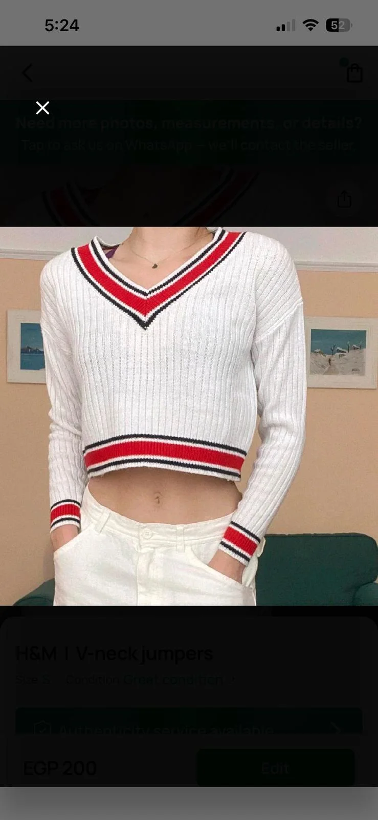 H&M Sweaters & Pullovers, size S / 36 / 8, photo 1