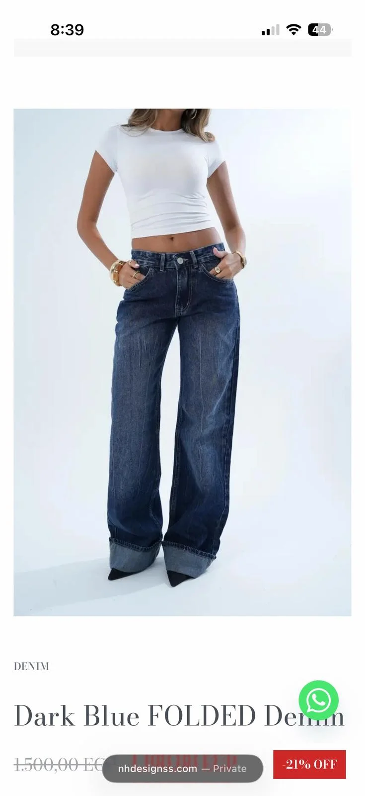 local brands Jeans, size S / 36 / 8, photo 1