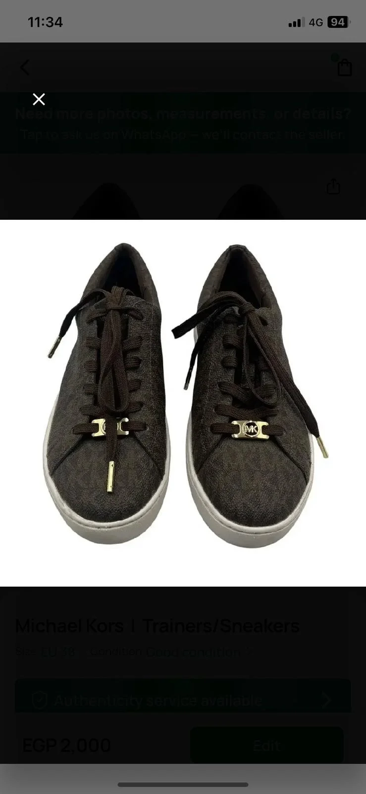 Michael Kors Sneakers, size 38, photo 1