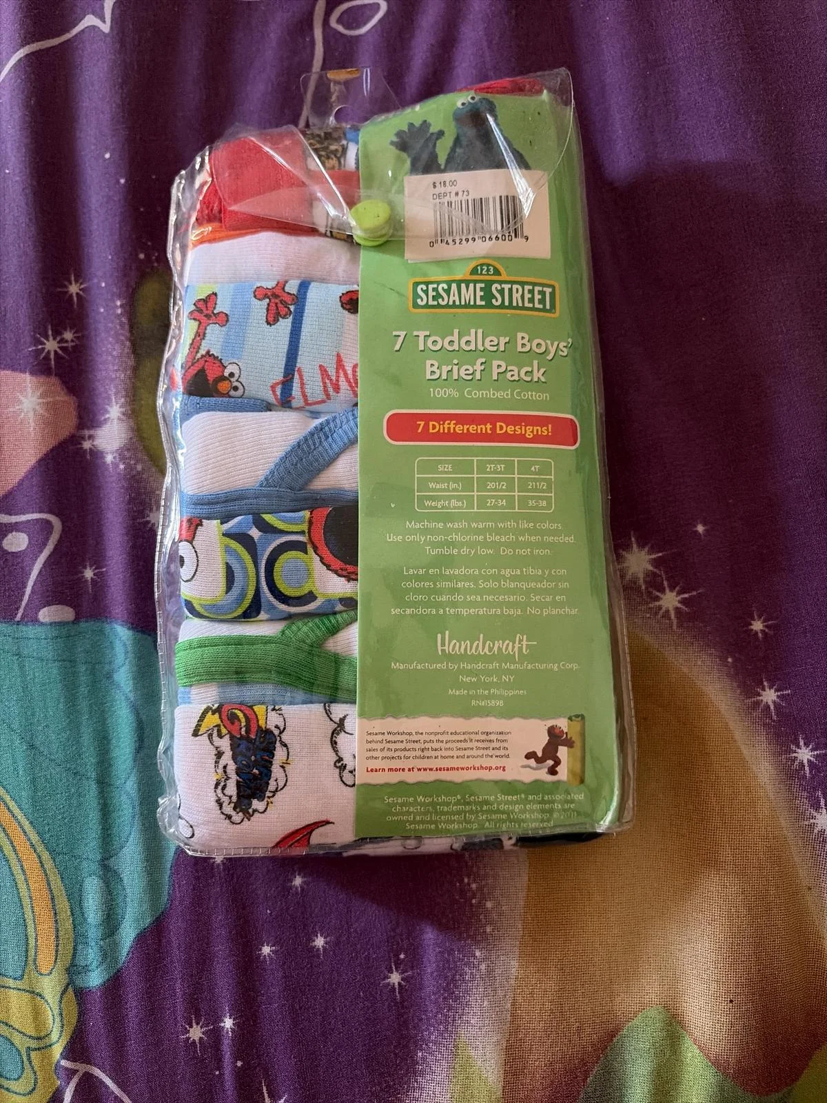 Sesame Street Underwear & Socks, size 2y, photo 1