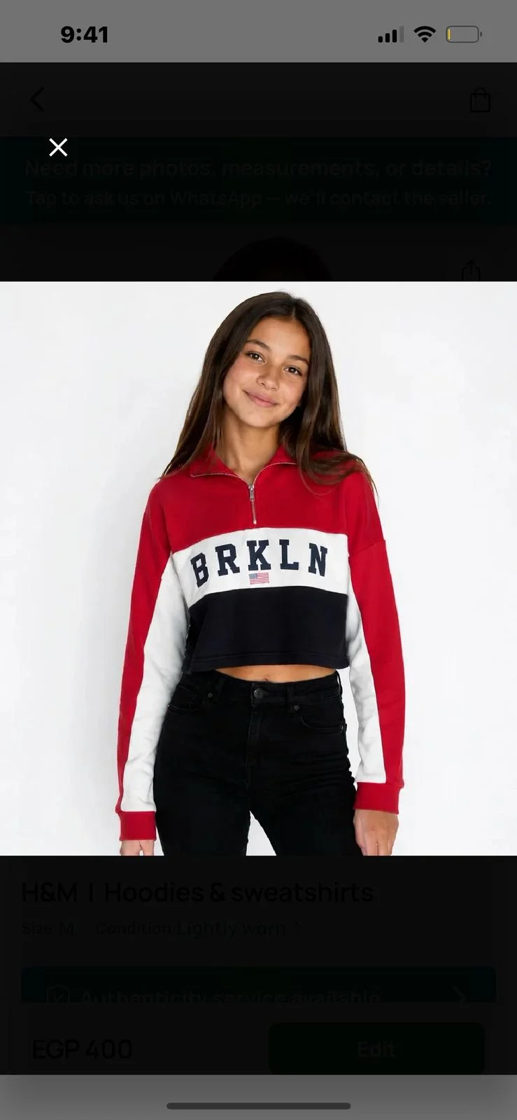 H&M Hoodies, size M / 38 / 10, photo 1