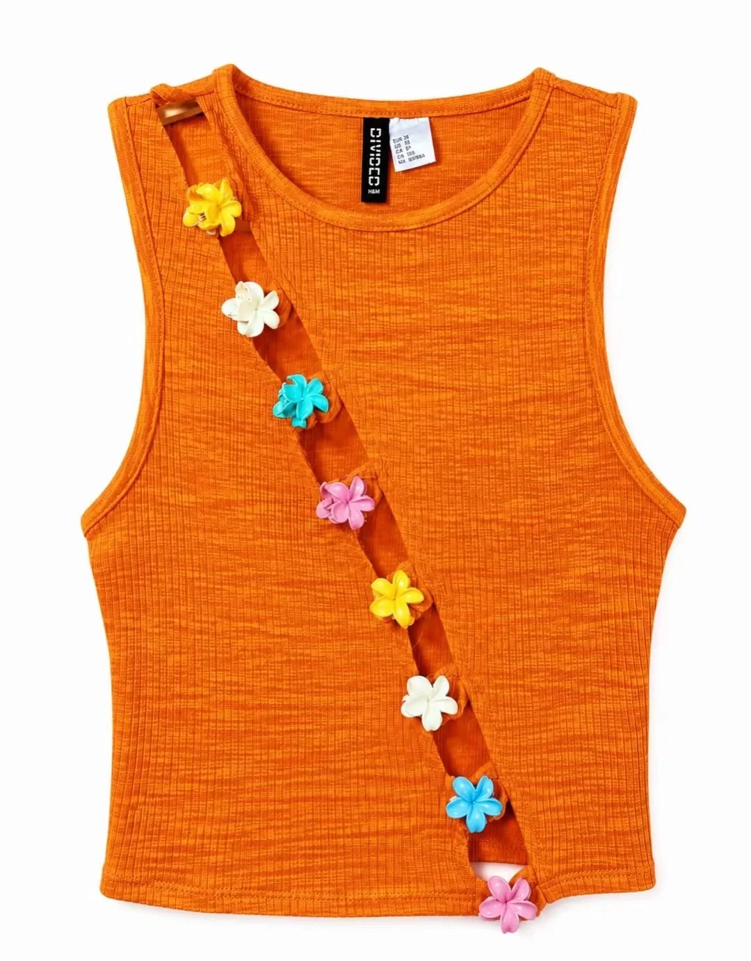 H&M Divided Crop Tops, size XS / 34 / 6, photo 1