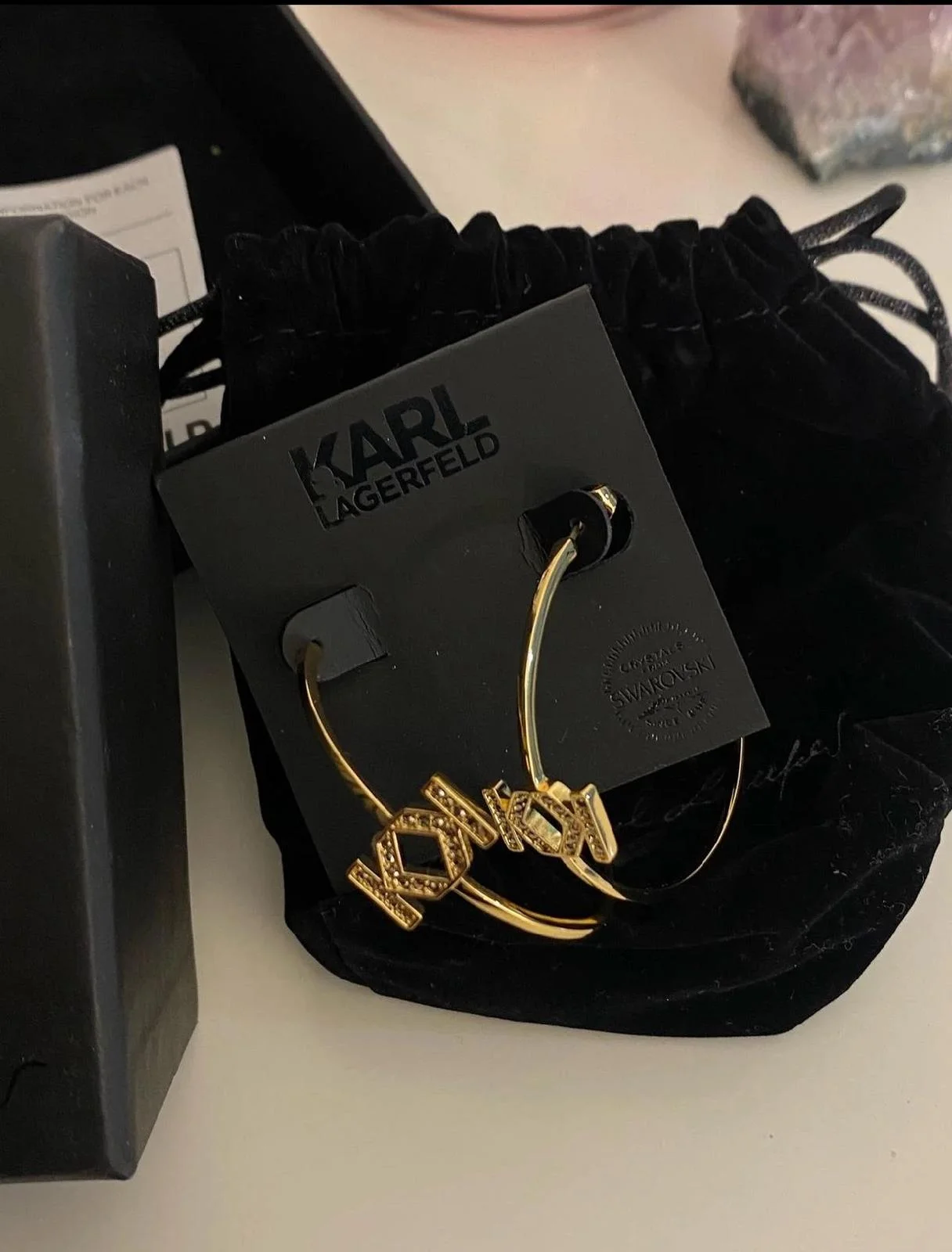 Karl Lagerfeld Earrings, size One size, photo 1
