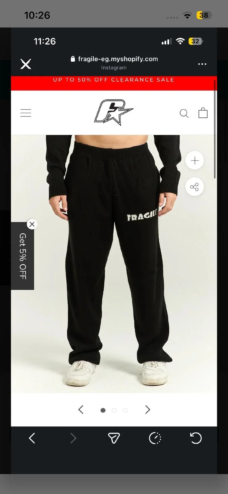 Sweatpants, size S / 36 / 8, photo 1