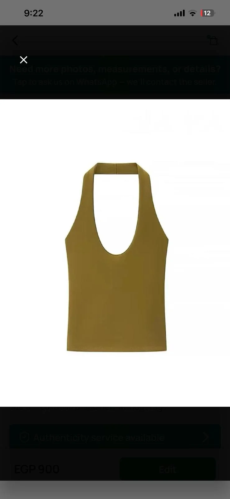 Zara Halter Tops, size S / 36 / 8, photo 1
