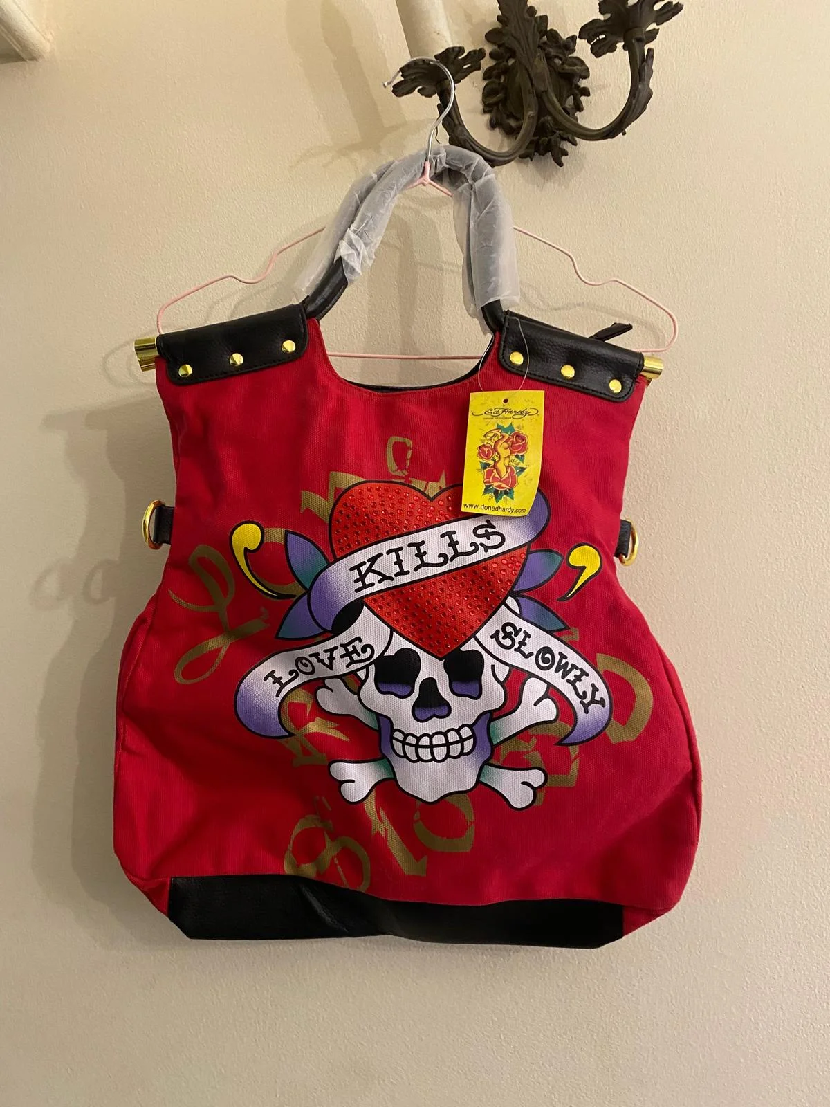 Ed Hardy Shoulder Bag, size Other, photo 1