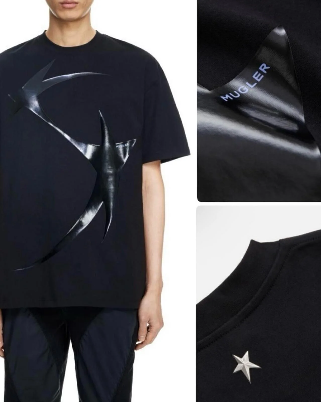 Mugler T-shirts, size XL, photo 1