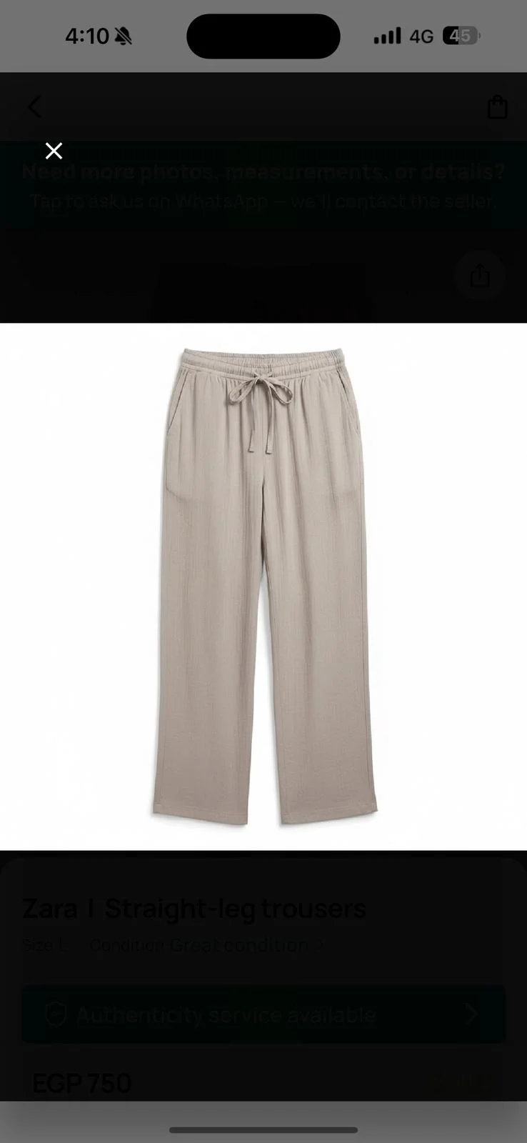 Zara Pants, size L / 40 / 12, photo 1