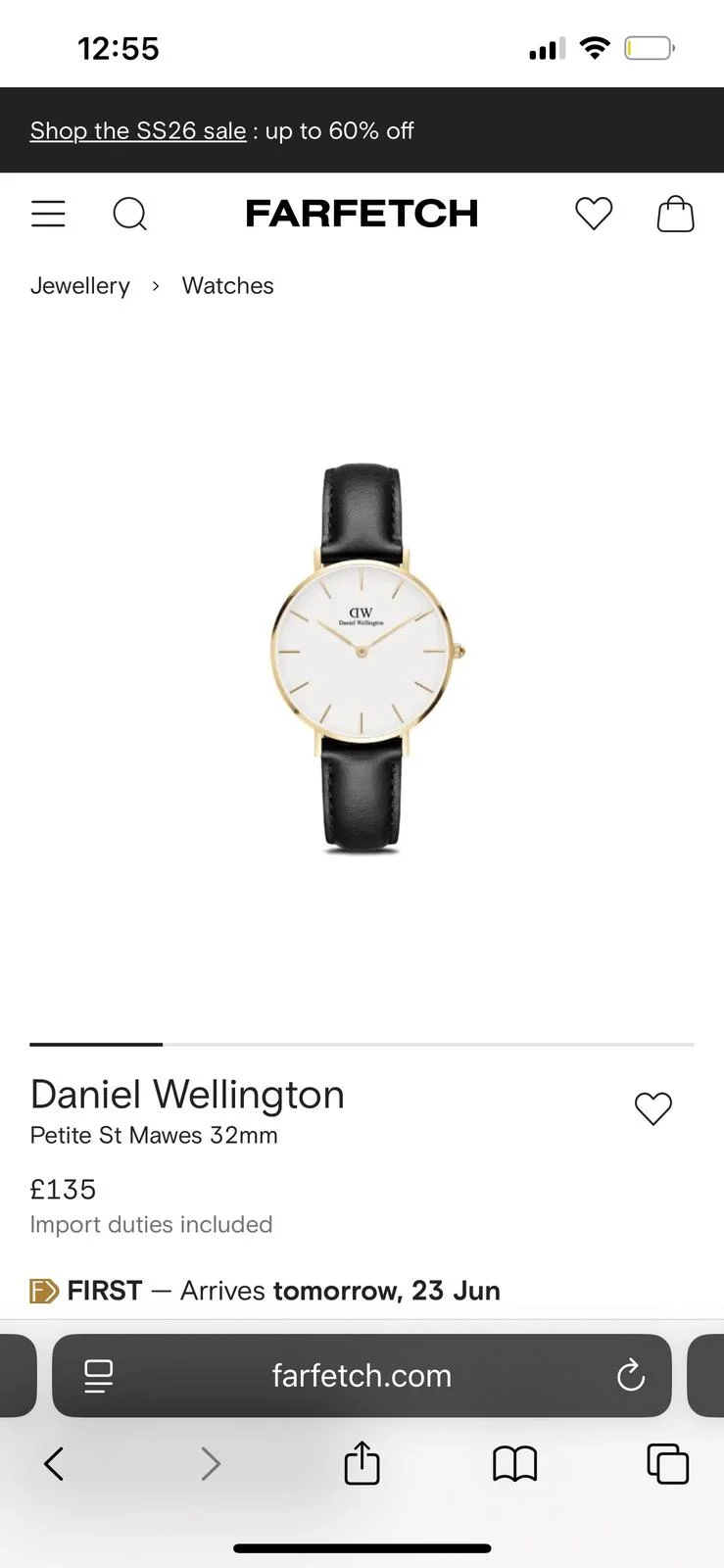 Daniel Wellington Watches, size Other, photo 1