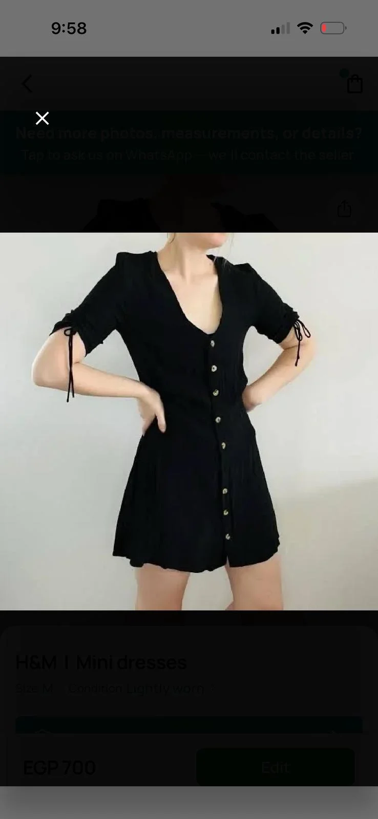 H&M Mini Dresses, size S / 36 / 8, photo 1