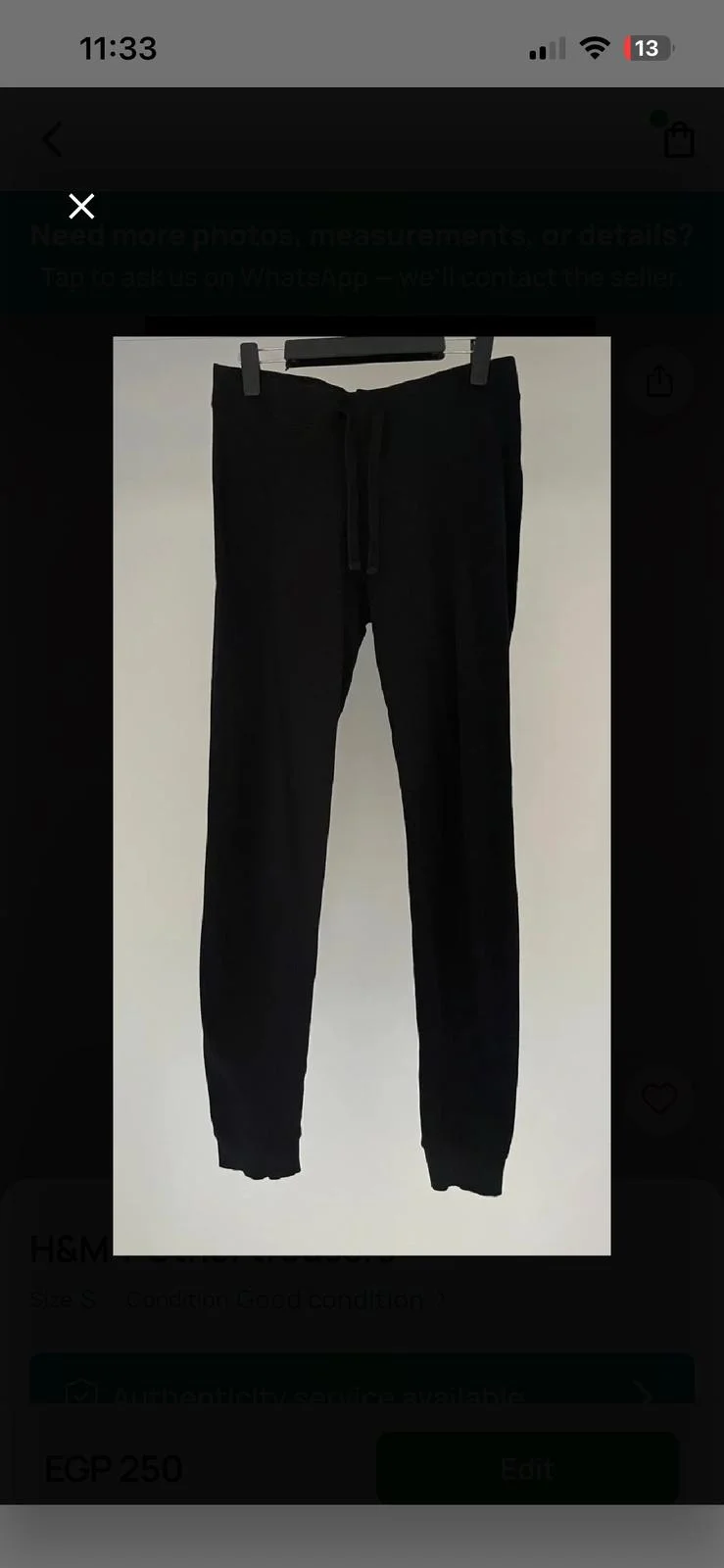 H&M Pants, size S / 36 / 8, photo 1
