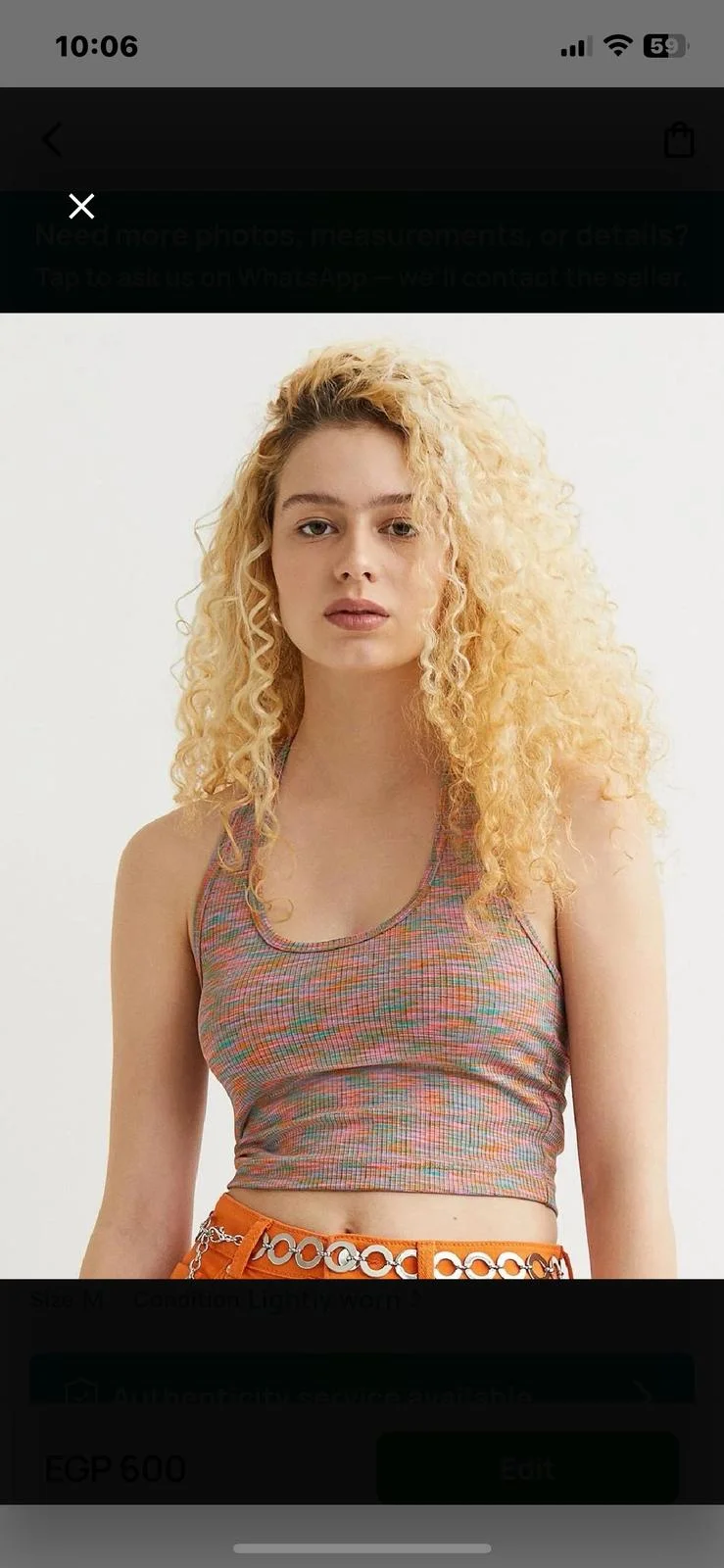 H&M Halter Tops, size M / 38 / 10, photo 1