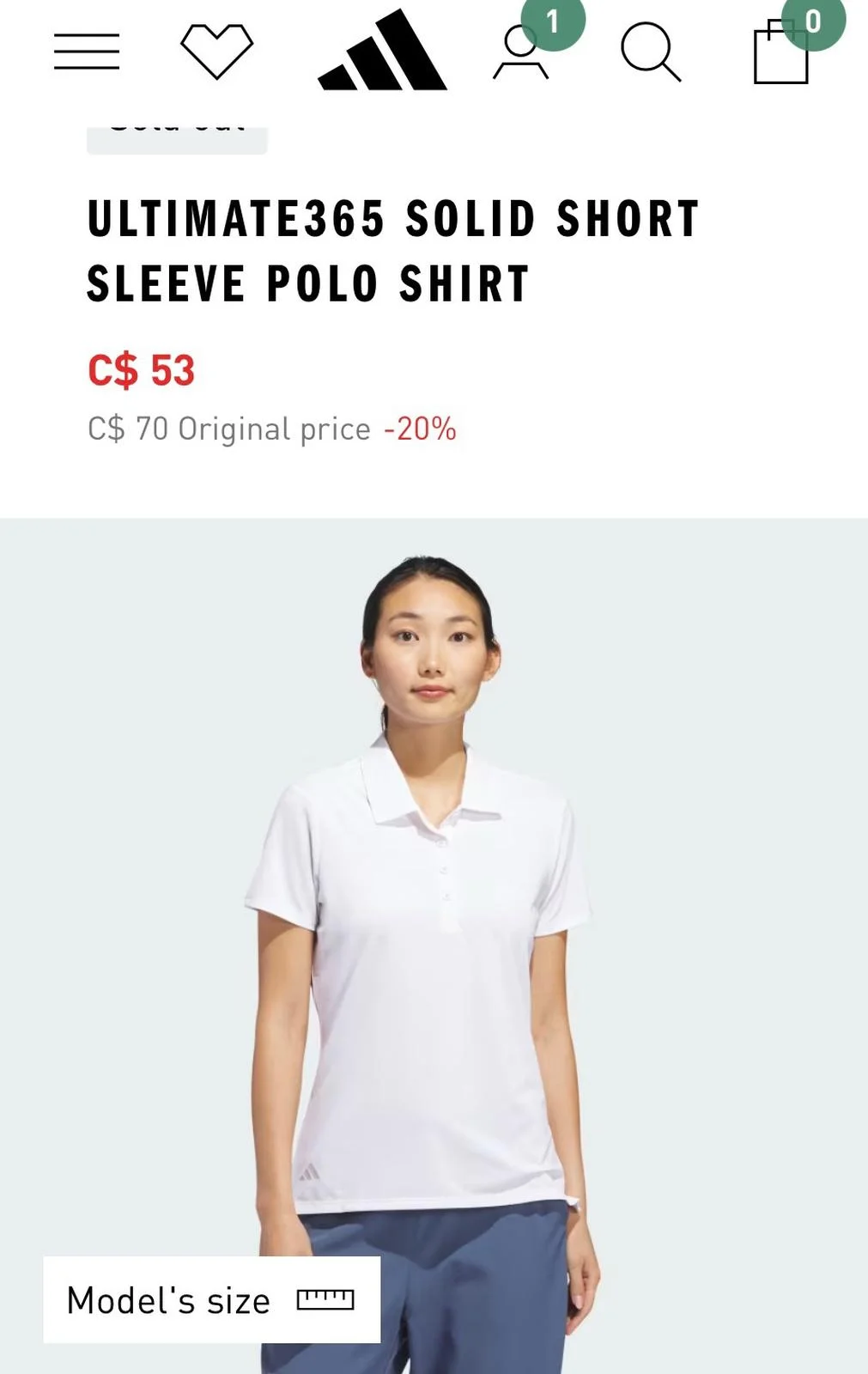 adidas T-shirts, size M / 38 / 10, photo 1