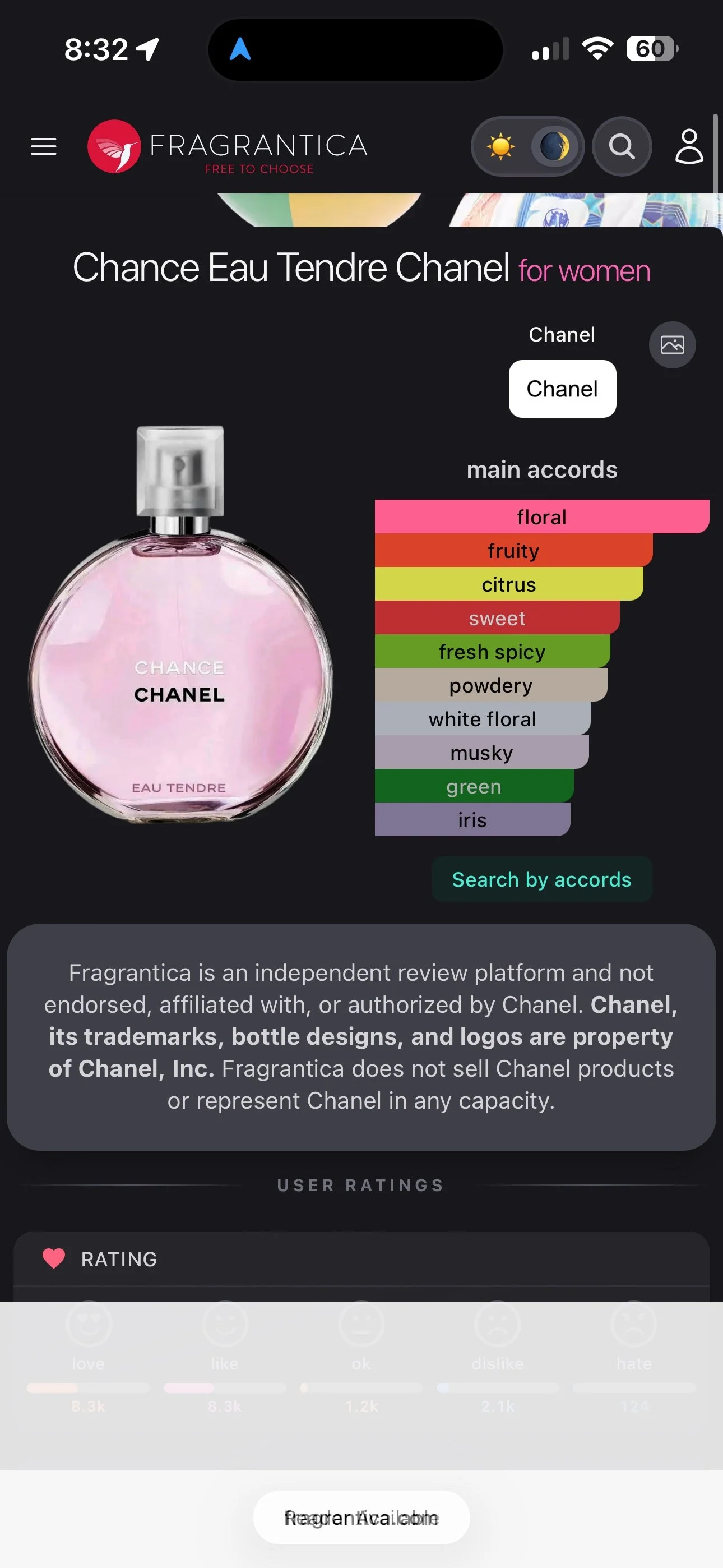 Chanel Perfume, size Other, photo 1