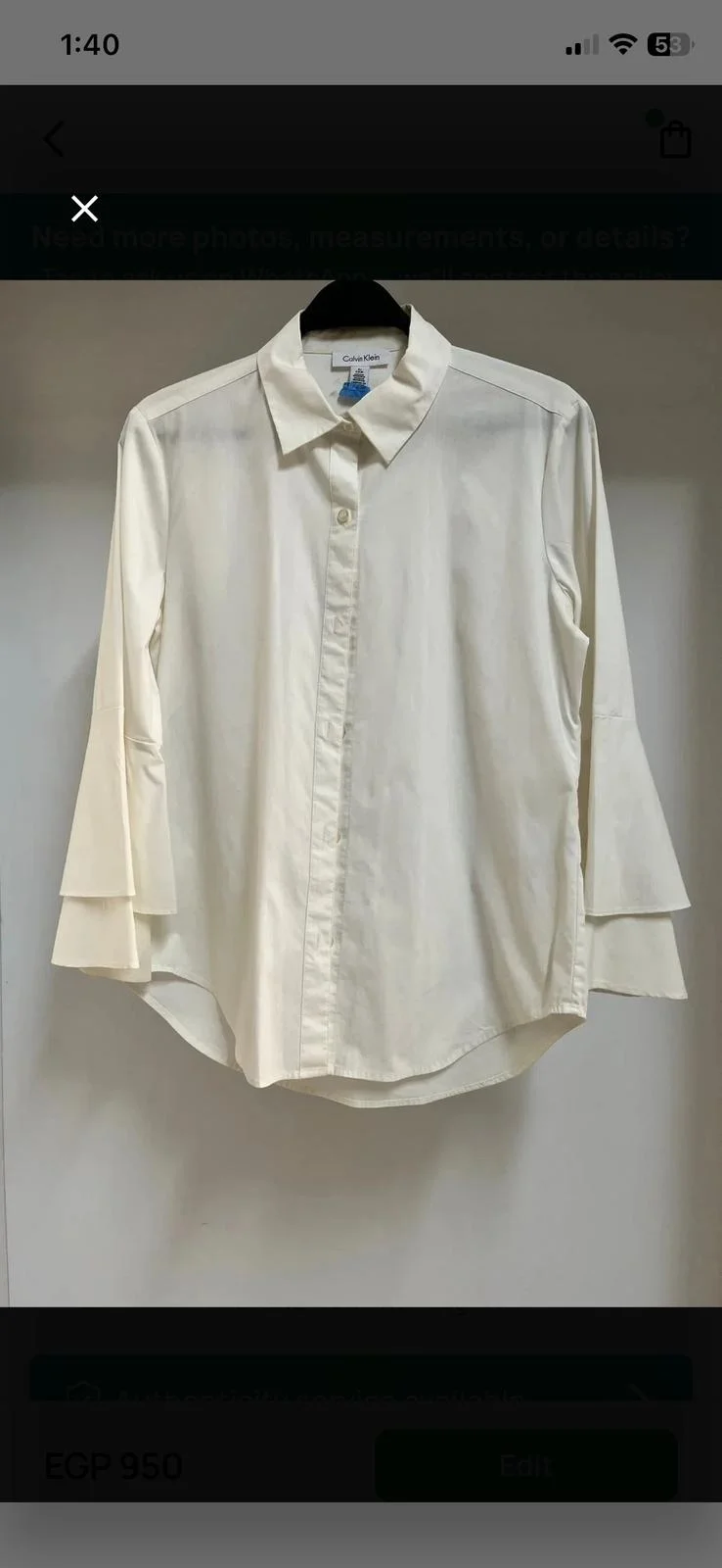 Calvin Klein Shirts, size M / 38 / 10, photo 1