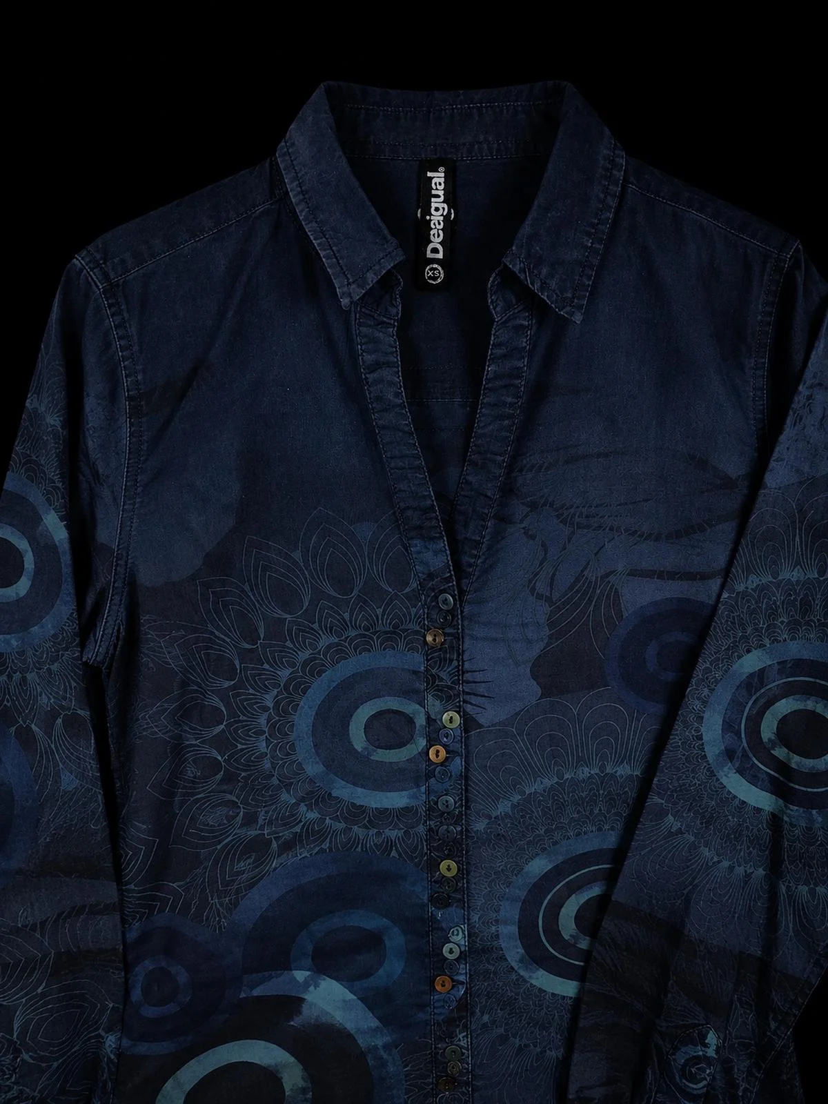 Desigual Button Down Shirts, size S, photo 1