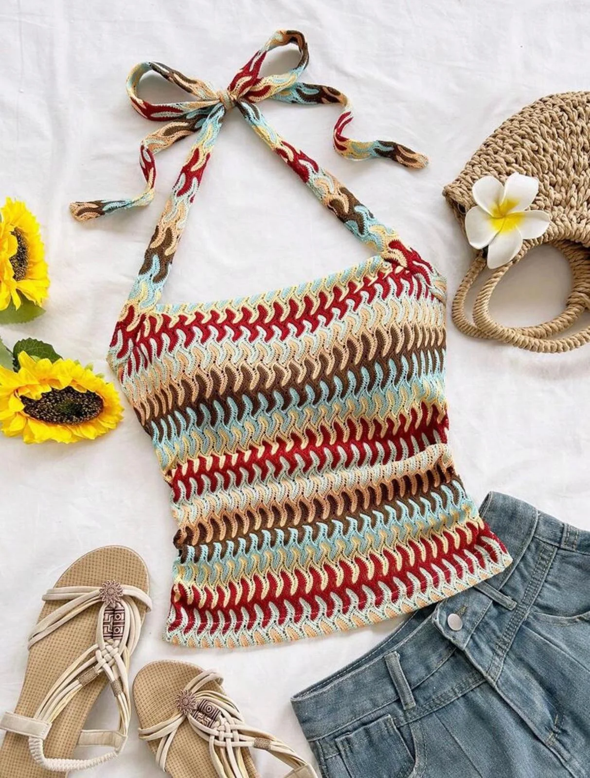 Shein Halter Tops, size S / 36 / 8, photo 1