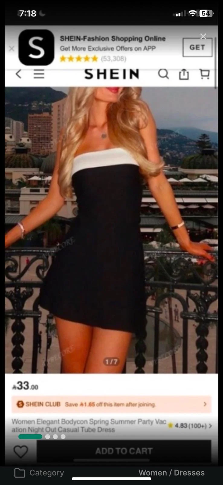 Shein Mini Dresses, size M / 38 / 10, photo 1