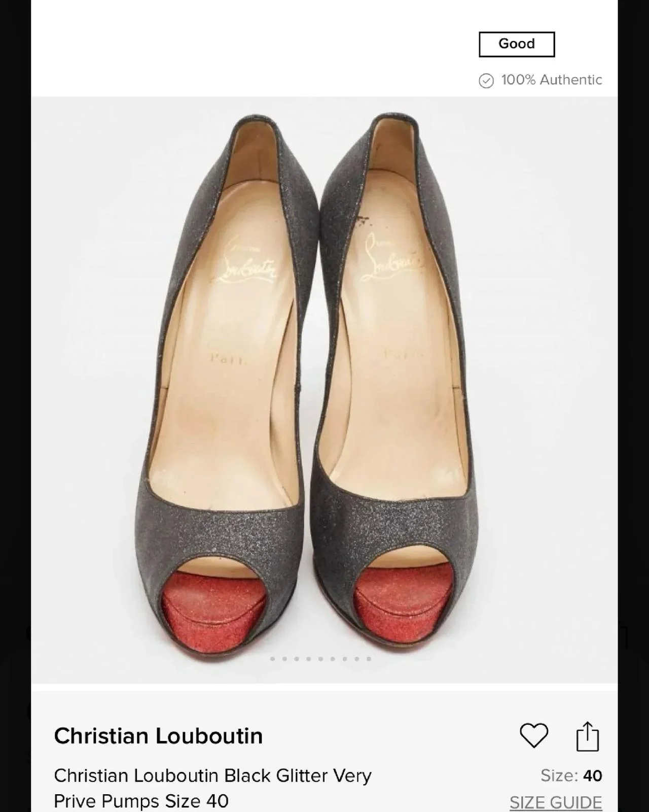 Christian Louboutin Stiletto Heels, size 36.5, photo 1