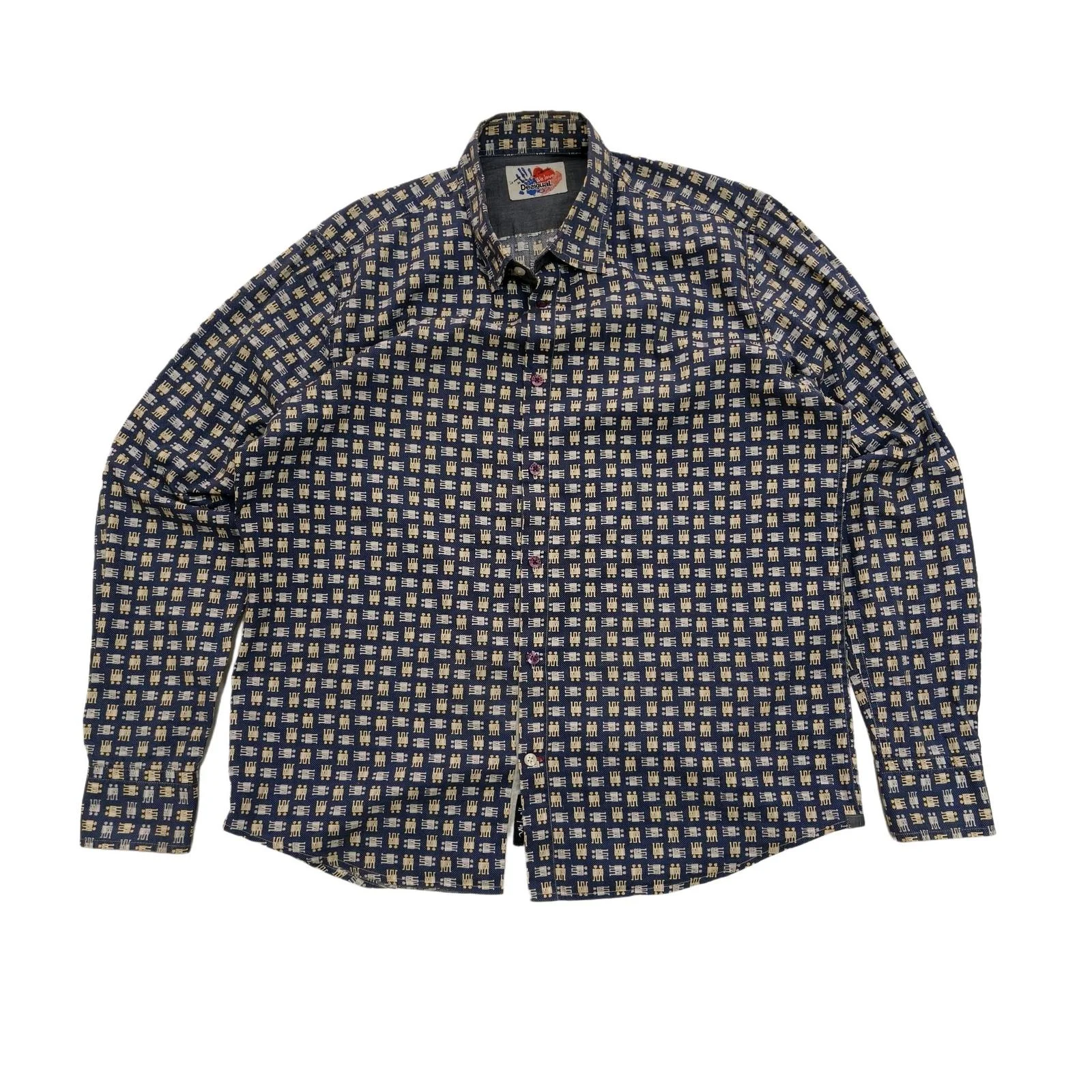 Desigual Button Down Shirts, size XL, photo 1