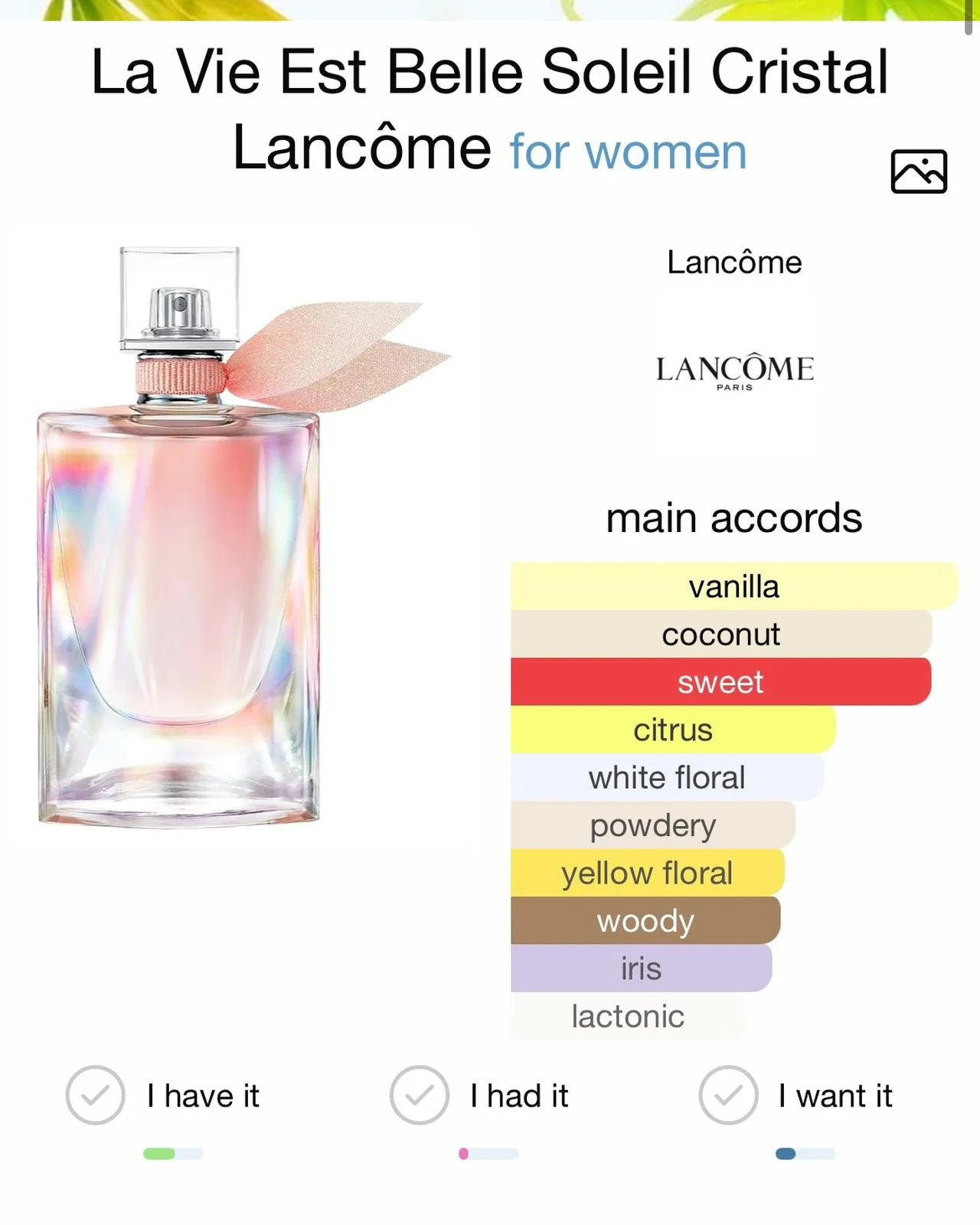 Lancôme Perfume, size No Size, photo 1